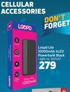 Game Loopd lite 10000 mah 4 led powerbank black offer