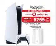 Sony ps5 glacier white-on 250gb home internet l top up