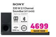 Game Sony 330w 2.1 channel soundbar ht-s400 offer