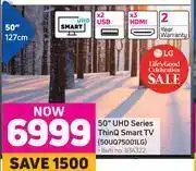 Game Lg 50 uhd series thinq smart tv 50uq75001lg offer