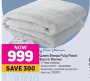Game Pure pleasure queen sherpa fully fitted electric blanket offer