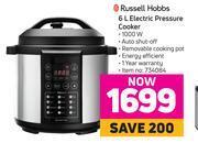 Game Russell hobbs 6l electric pressure cooker offer