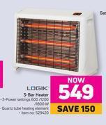 Game Logik 3 bar heater offer