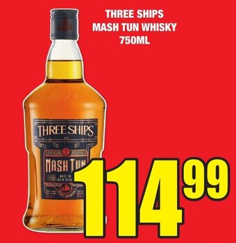 Boxer Liquors Three Ships Mash Tun Whisky 750ml offer