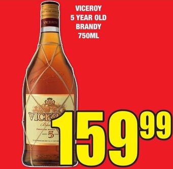 Boxer Liquors VICEROY 5 YEAR OLD BRANDY 750ML offer