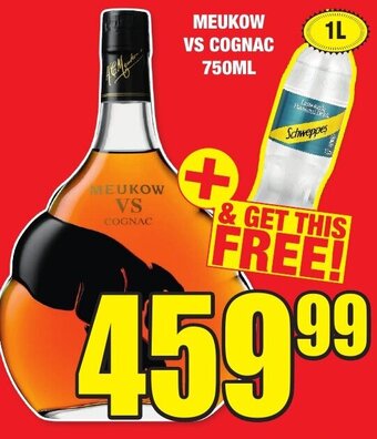 MEUKOW VS COGNAC 750ML