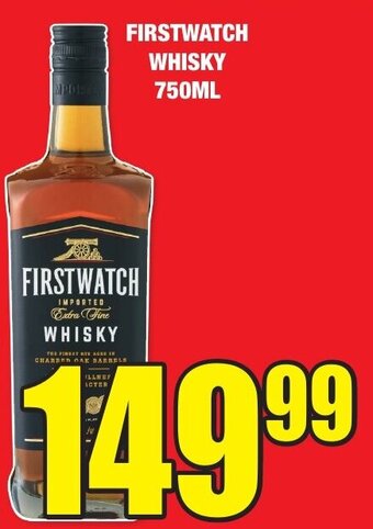 Boxer Liquors FIRSTWATCH WHISKY 750ML offer