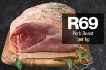 Checkers Pork Roast per kg offer