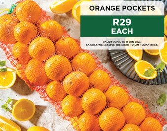 Food Lover's Market ORANGE POCKETS offer