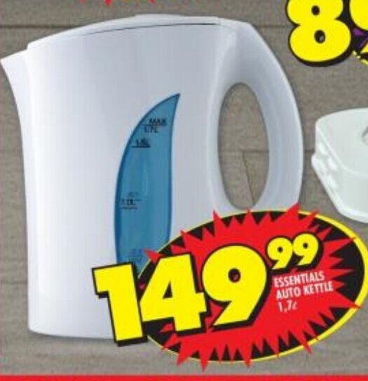 ESSENTIALS AUTO KETTLE offer at Shoprite
