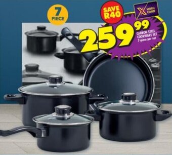 CARBON STEEL COOKWARE SET 7-piece per set