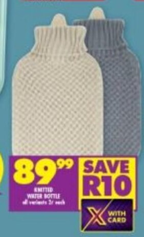 Shoprite Knitted Water Bottle offer