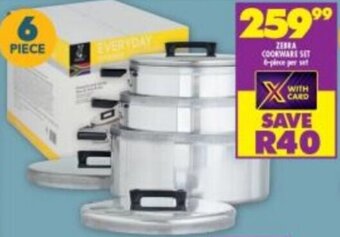 Shoprite Zebra Cookware Set offer