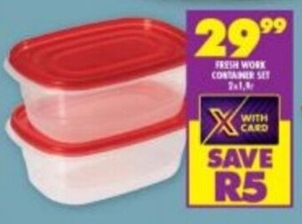 Shoprite FRESH WORK CONTAINER offer