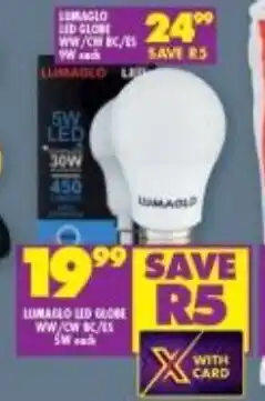 Shoprite Lumaglo Led Globe offer