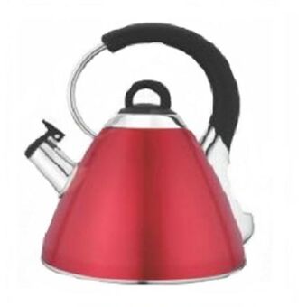 Hirsch's Snappy chef range red 2.2l whistling kettle - kere002 offer