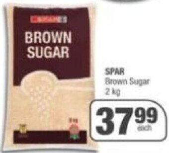 Spar SPAR Brown Sugar 2 kg offer