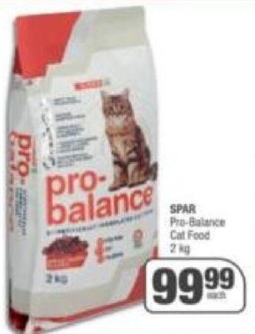 SPAR ProBalance Cat Food 2kg offer at Spar