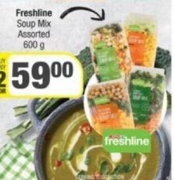 Spar Freshline Soup Mix Assorted 600 g offer