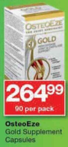OsteoEze Gold Supplement Capsules