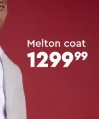 Edgars Melton coat offer