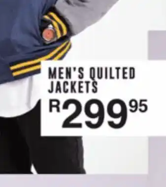 The Hub Men's quilted jackets offer