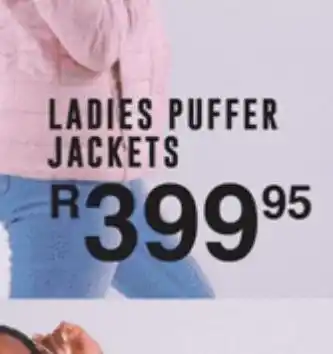 The Hub Ladies puffer jackets offer