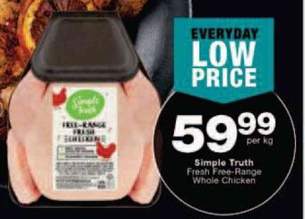 Checkers Simple Truth Fresh Free-Range Whole Chicken offer