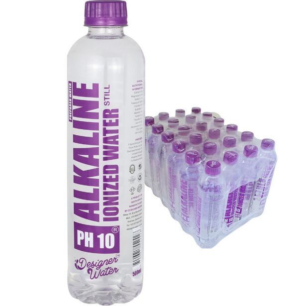 Supercharged alkaline ionized water 24 x 500ml offer at Takealot