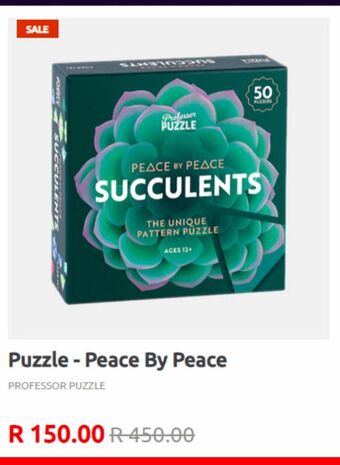 Big Blue Puzzle- peace by peace offer