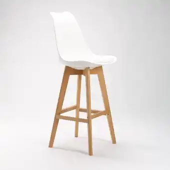 Decofurn Eva wooden leg barstool offer