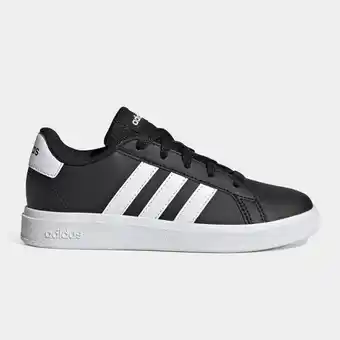 Totalsports Junior grade school adidas grand court black/white shoe offer
