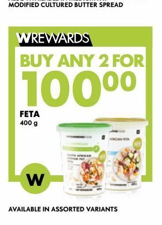 Woolworths Feta 400g offer