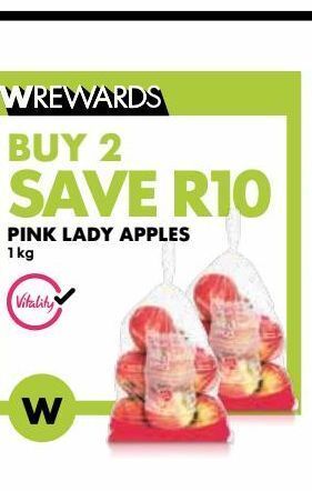 Woolworths Pink lady apples offer