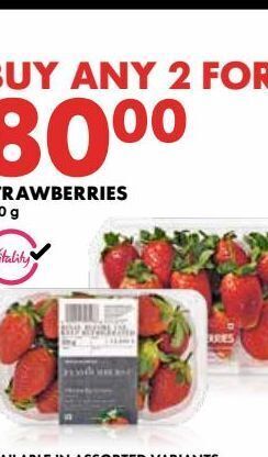 Woolworths Strawberries offer