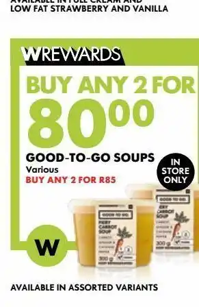 Good to go soups