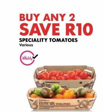 Woolworths Speciality tomatoes offer