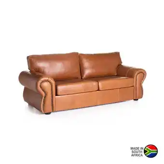 Harriet genuine leather 3 seater