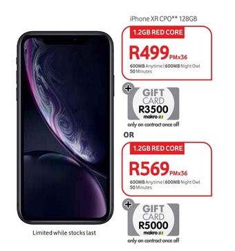 Makro iPhone XR CPO** 128GB offer