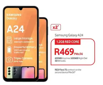 Makro Samsung Galaxy A24 1.2GB RED CORE offer