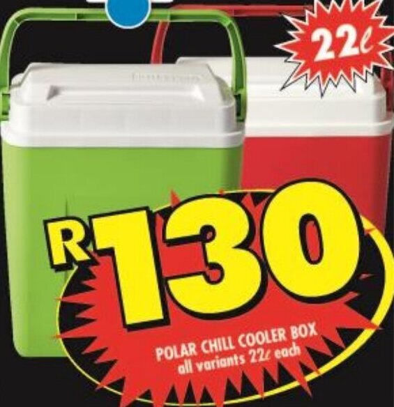 Polar Chili Cooler Box 22L offer at Shoprite Liquor