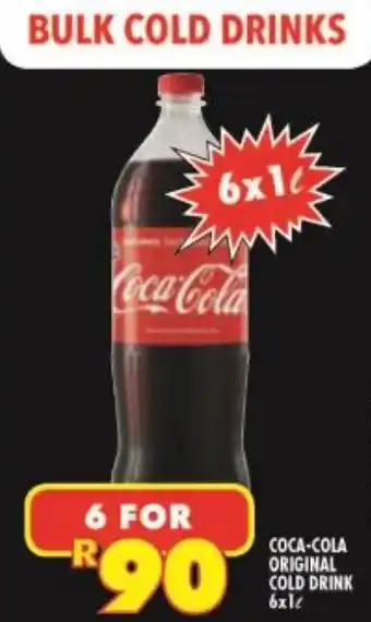 Shoprite Liquor Coca Cola Original Cold Drink offer