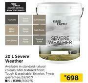 Builders Warehouse Fired Earth Severe Weather-20Ltr offer