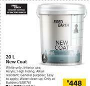 Builders Warehouse Fired Earth New Coat-20Ltr offer