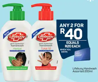 Pick n Pay Hypermarket Lifebuoy Handwash Assorted 200ml offer