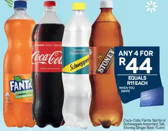 Pick n Pay Hypermarket Coca-Cola, Fanta, Sprite,Schweppes Assorted offer