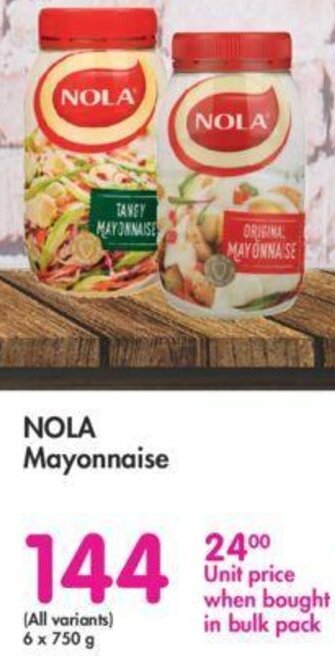Makro Nola Mayonnaise 750g offer