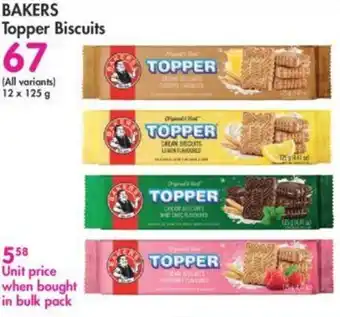 Makro Bakers Topper Biscuits 125g offer
