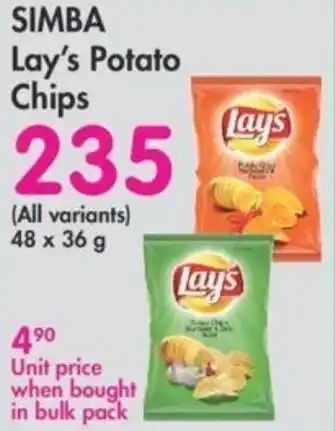 Makro Simba Lay's Potato Chips 36g offer