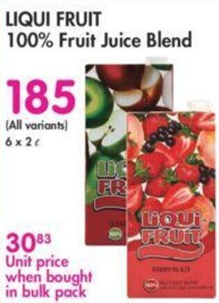 Makro Liqui Fruit 100% Fruit Juice Blend offer